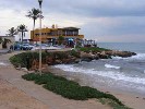 Nautilus bar next to Punta Prima beach